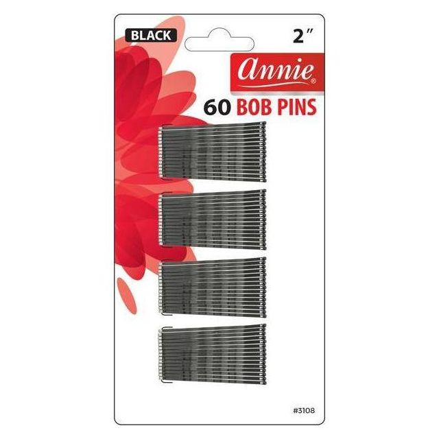 Hair Pins Black 60 pcs / 50mm