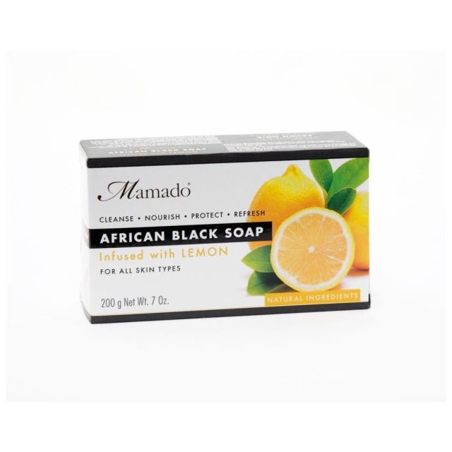 Mamado African Black Soap 200g Lemon