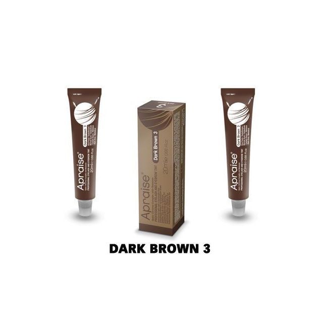 Apraise Eyelash and Eyebrow Tint Dark Brown 3#