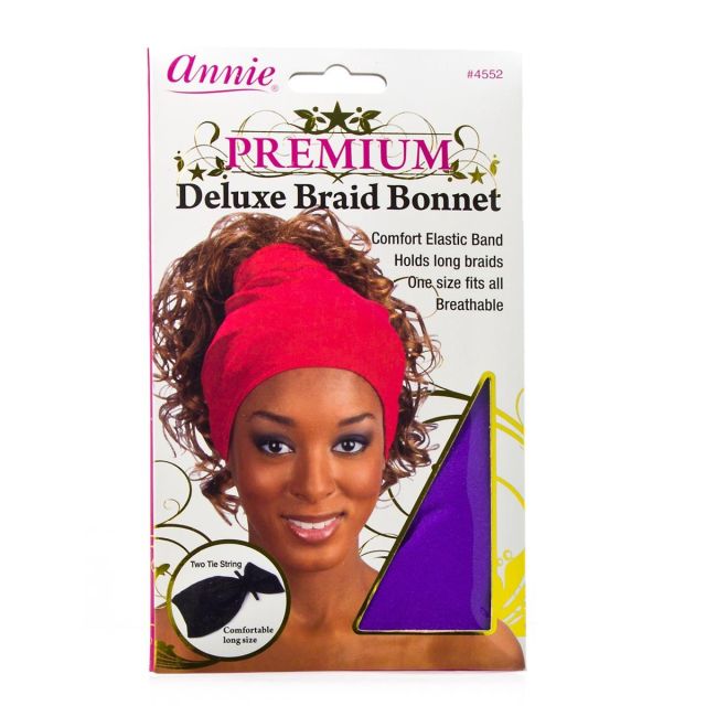 Deluxe Braid Bonnet Purple