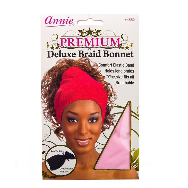Deluxe Braid Bonnet Pink