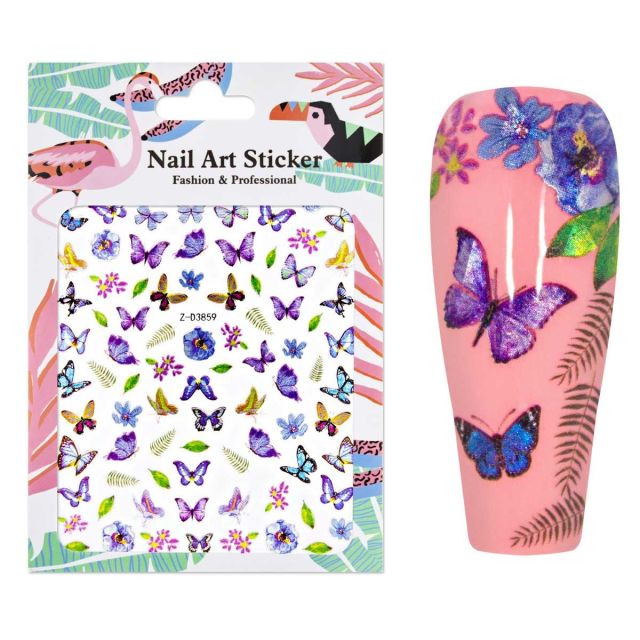 Nailart Sticker Butterfly 1