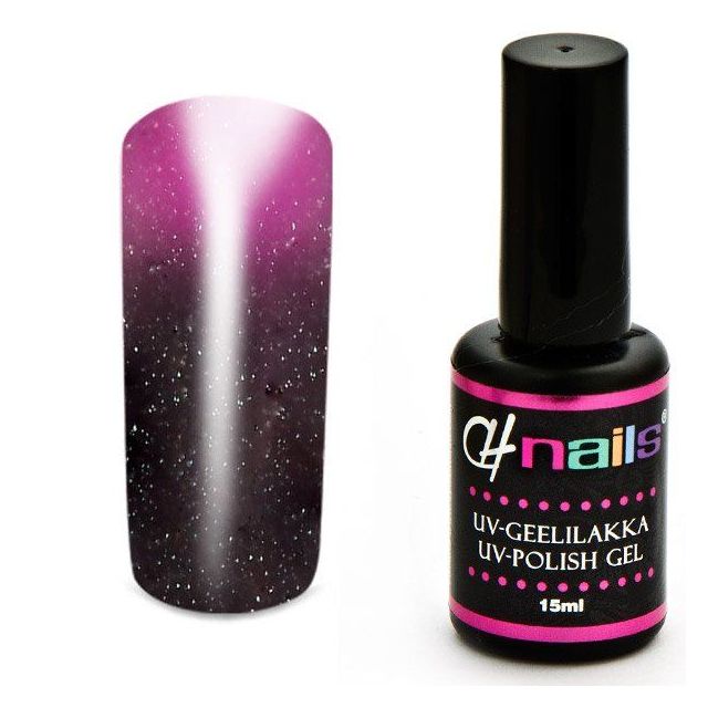 CH Nails Thermo Gel Lack Darknude-Pink Metallic