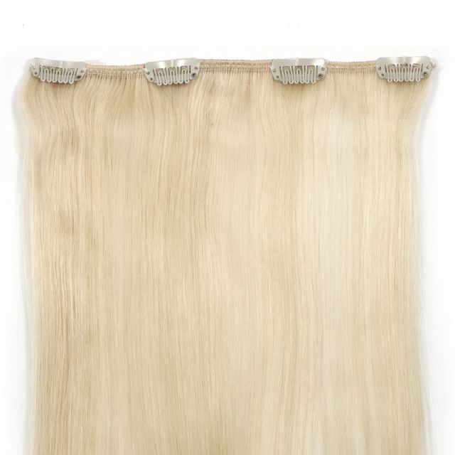 Clip-On Hårförlängning Extra Part  40cm Whiteblond
