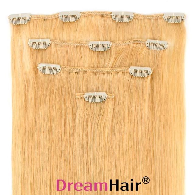 Clip-On Hårförlängning 4-delar 40cm 24#