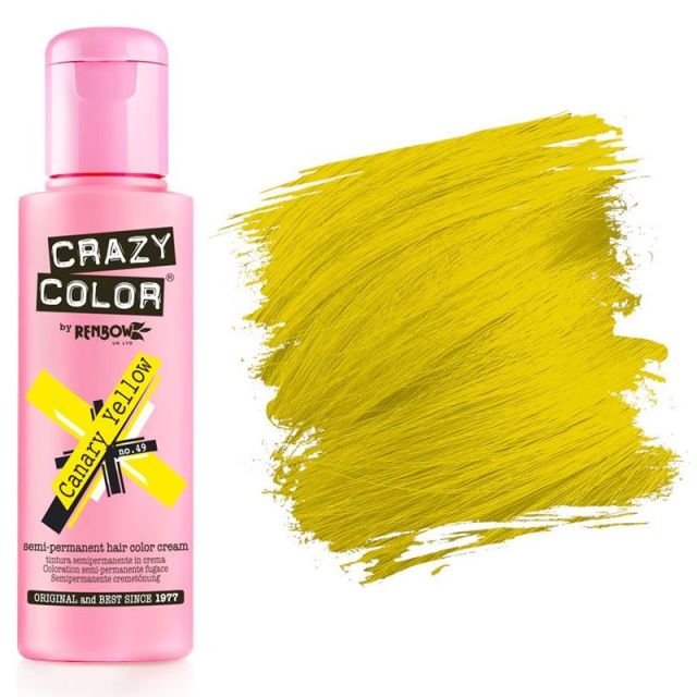 Crazy Color Hårfärg Canary Yellow #49