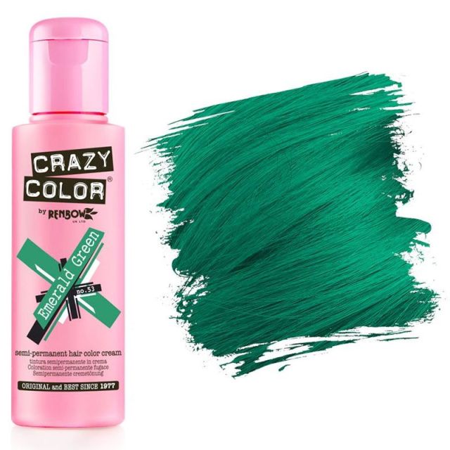 Crazy Color Hårfärg Emerald Green #53