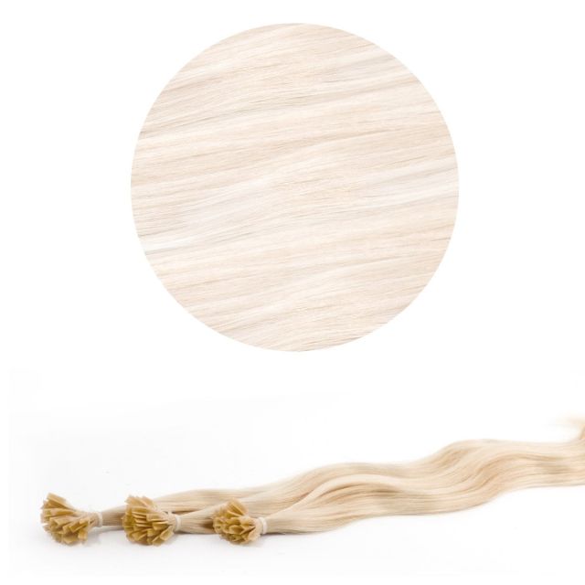 Nail Tip Hår European L-Wave 40cm 25st 60#
