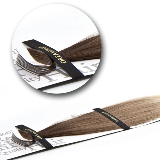 DreamHair Premium Slavian Tejpförlängning 60cm / 20st / 8/20#