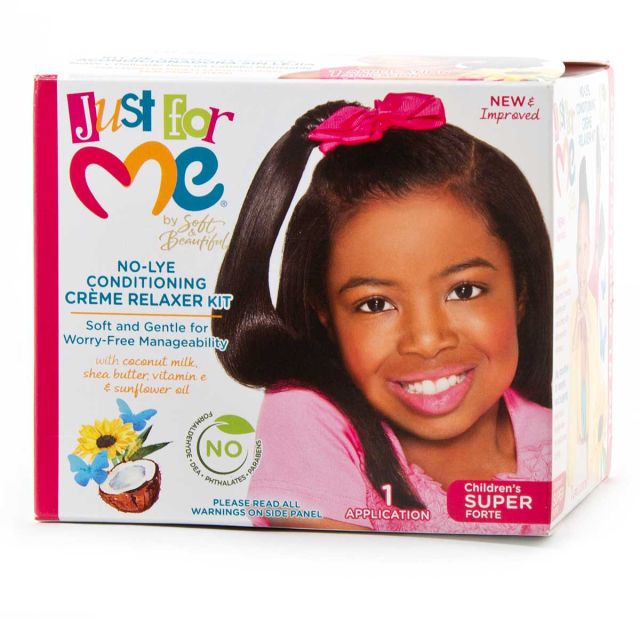 Just for Me Rakpermanent Children No-Lye Condition Creme Relaxer System Super