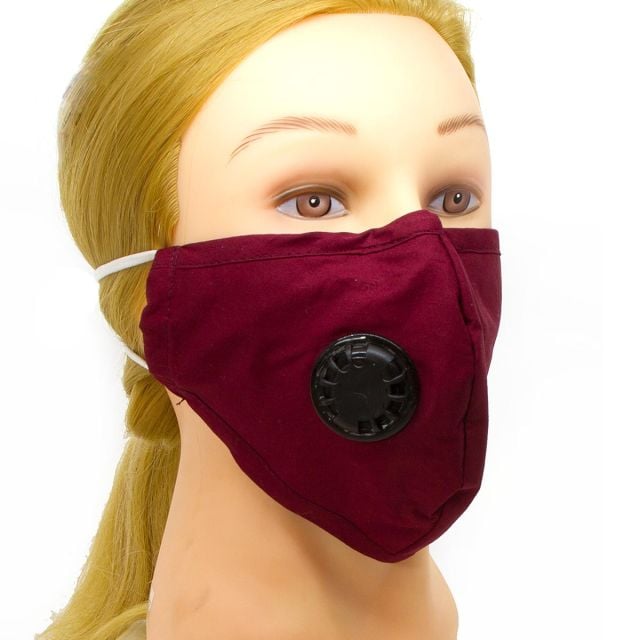 Fabric Face Mask With Ventilator BUR