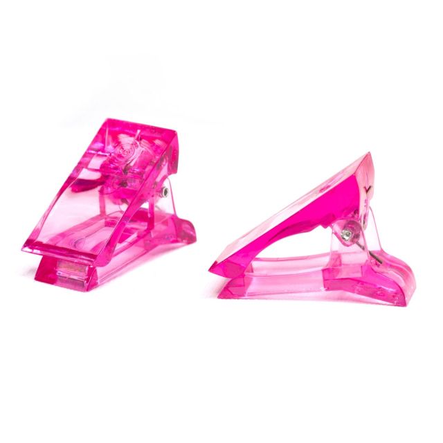 Nail Tip Clip Pink 1pcs