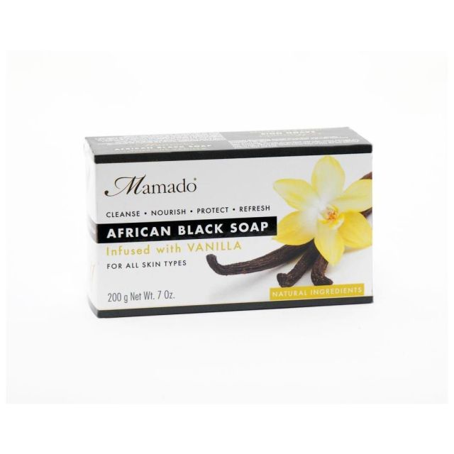 Mamado African Black Soap 200g Vanilla