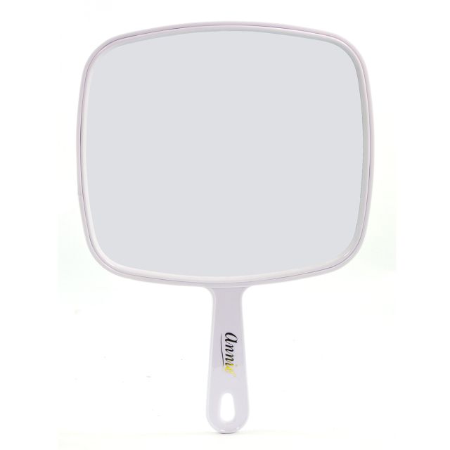 Hand Mirror for Salon White