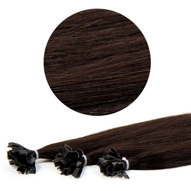 Nail Tip Hår European 25st 40cm 1B#