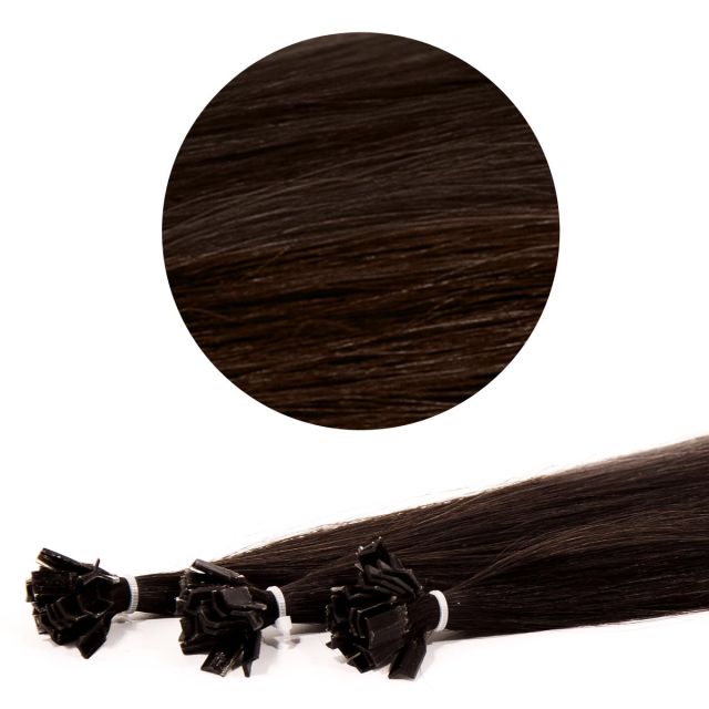 Nail Tip Hår European 25st 50cm 2#