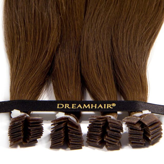 DreamHair Premium Slavian Nail Tip Hair 25kpl / 25g / 50cm / 10#