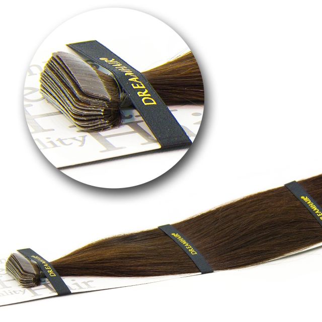 DreamHair Premium Slavian Tejpförlängning 50cm / 20st / 8#