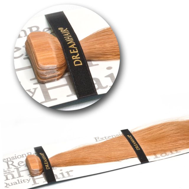 DreamHair Premium Slavian Tejpförlängning 45cm / 20st / 30#
