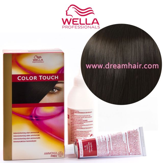 Wella Color Touch Demi Permanent Hair Color Home Kit 4/0