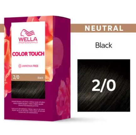 Color Touch Wella Color Touch Demi Permanent Hair Color Home Kit 2/0