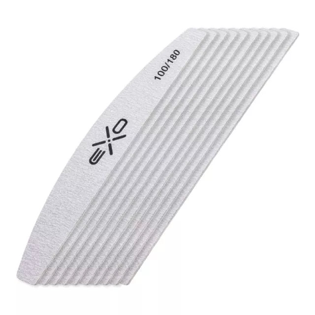 EXO Half Moon File Slim 100/180 10 pcs