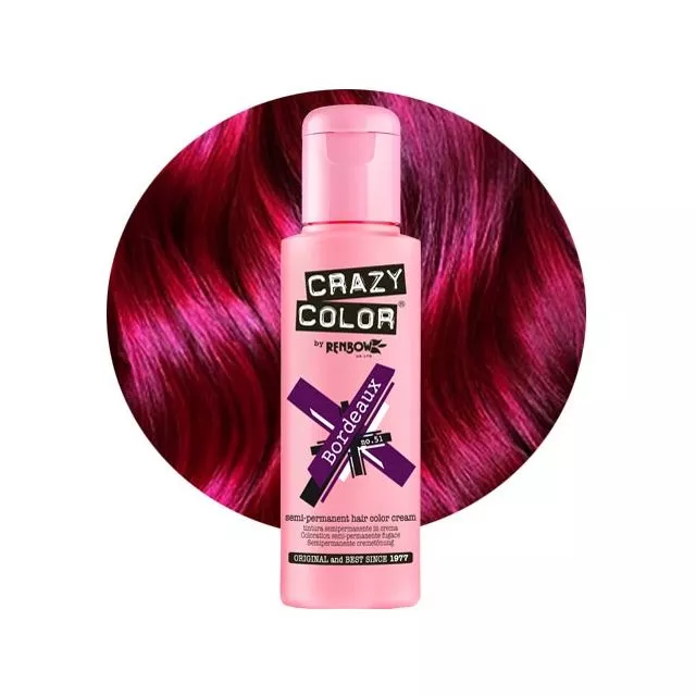 Crazy Color Hårfärg Bordeaux #51