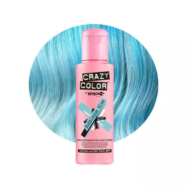 Crazy Color Hårfärg Bubblegum Blue #63