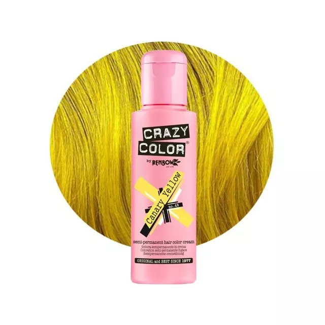 Crazy Color Hårfärg Canary Yellow #49