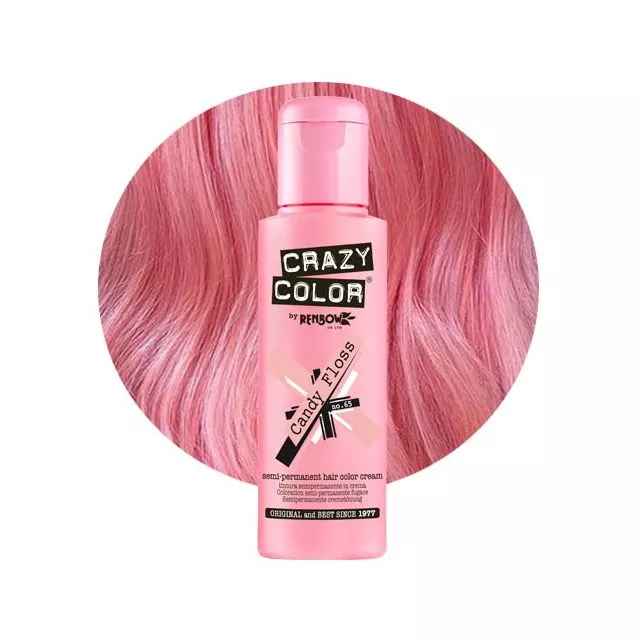 Crazy Color Hårfärg Candy Floss #65