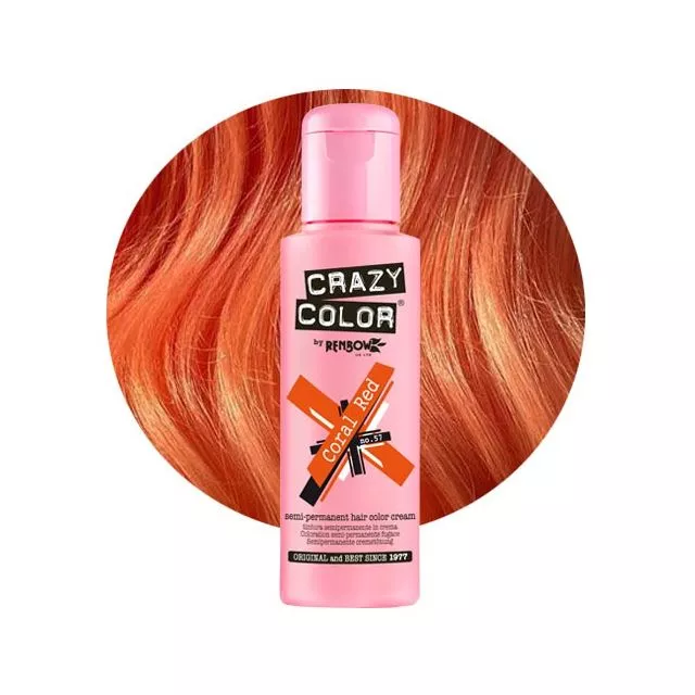 Crazy Color Hårfärg Coral Red #57