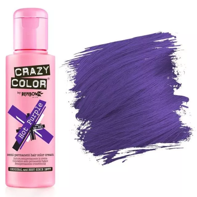 Crazy Color Hårfärg Hot Purple #62