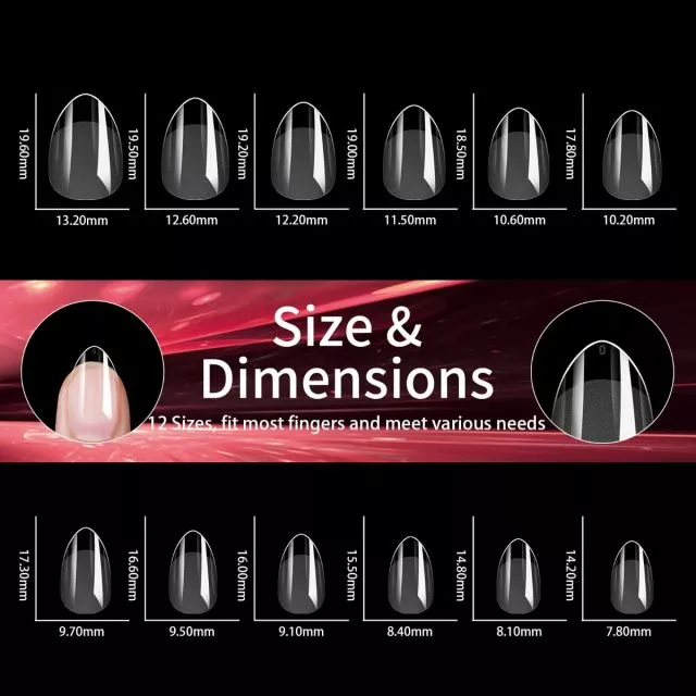 Soft Gel Tips 10# 240 kpl