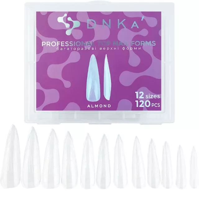 DNKa Top Nail forms Almond