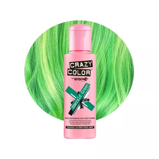 Crazy Color Hårfärg Emerald Green #53