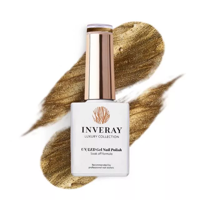 Inveray Luxury Magnetic Gel Polish Golden Eclipse #278