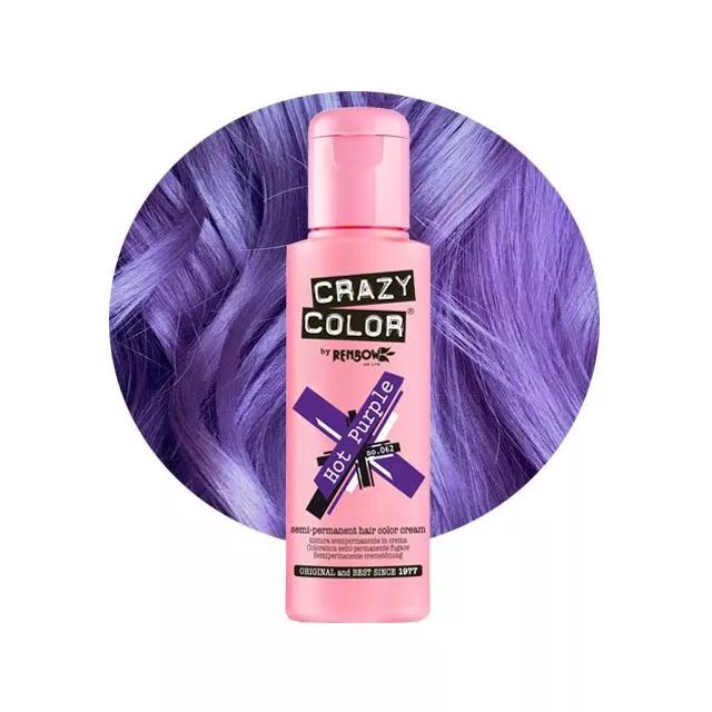 Crazy Color Hårfärg Hot Purple #62
