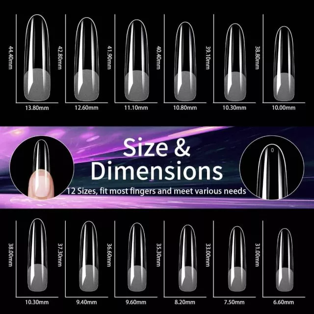 Soft Gel Tips 11# 240 kpl