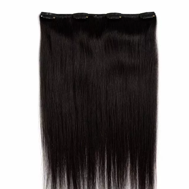 Clip-On Hårförlängning Extra Part 40cm 1#