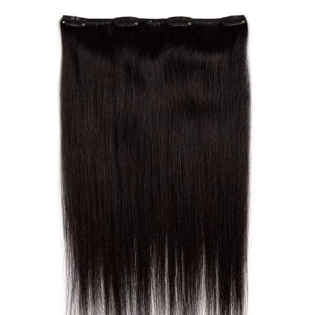 Clip-On Hårförlängning Extra Part 40cm 1B#