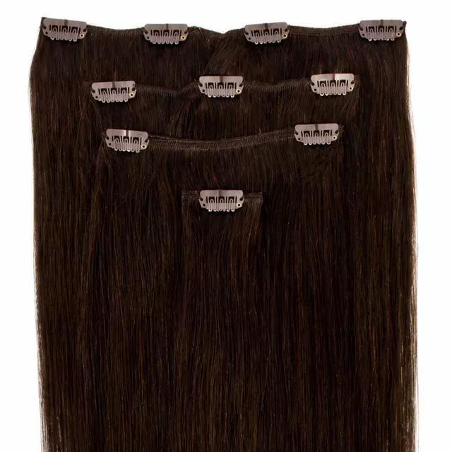 Clip-On Hårförlängning 4-delar 40cm 2#
