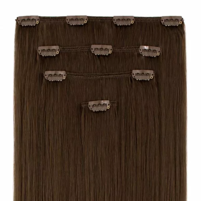 Clip-On Hårförlängning 4-delar 30cm 6#