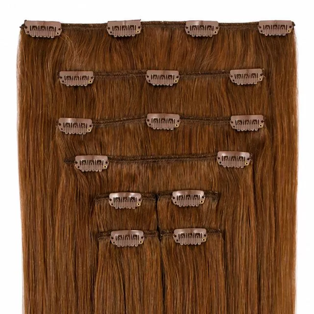 Clip-On Hårförlängning 8-delar 40cm 8#