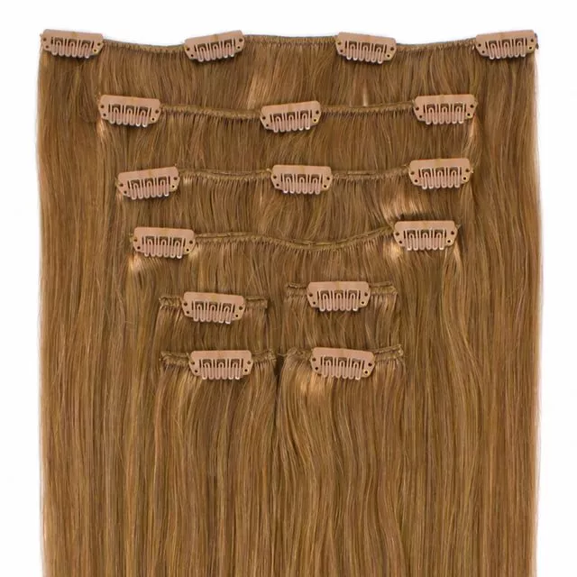 Clip-On Hårförlängning 8-delar 40cm 18#