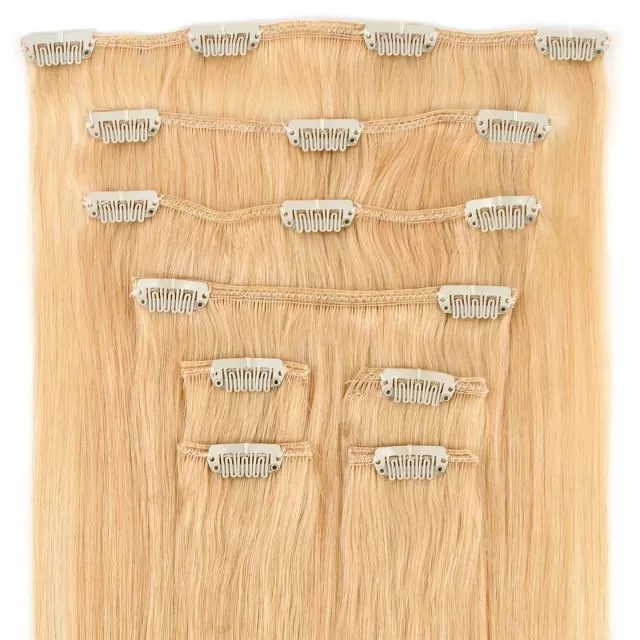 Clip-On Hårförlängning 8-delar 40cm 24#