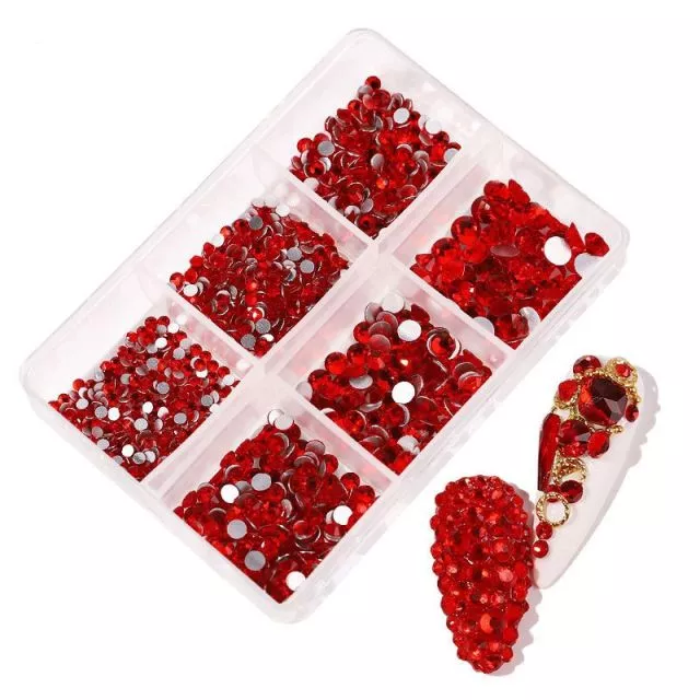 Rhinestones Red #6