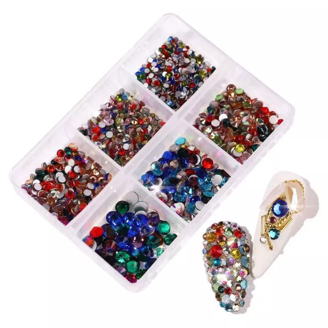 Rhinestones Mixed Colors #8