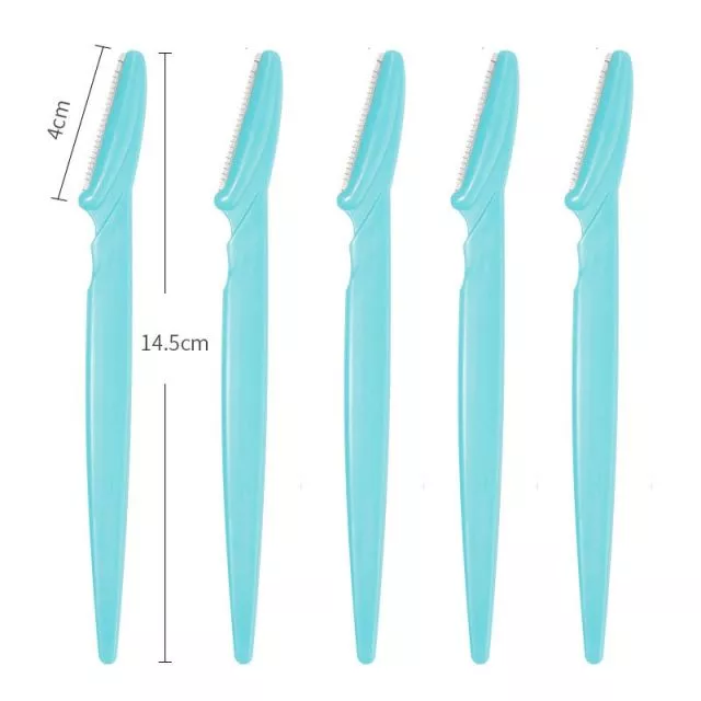 Eyebrown Razor Blue 5pcs