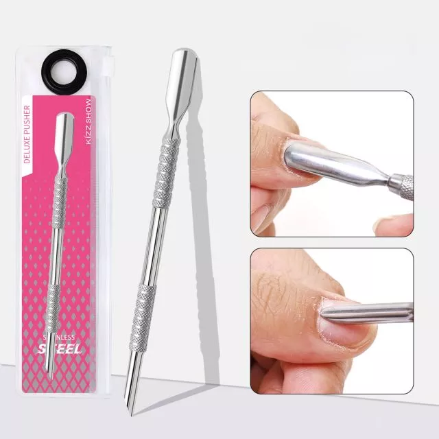 High-Quality Stainless Steel Cuticle Pusher #7