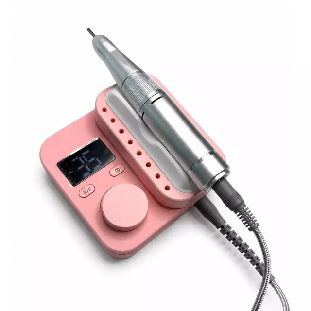 Portable Nail Drill 35000rpm Pink